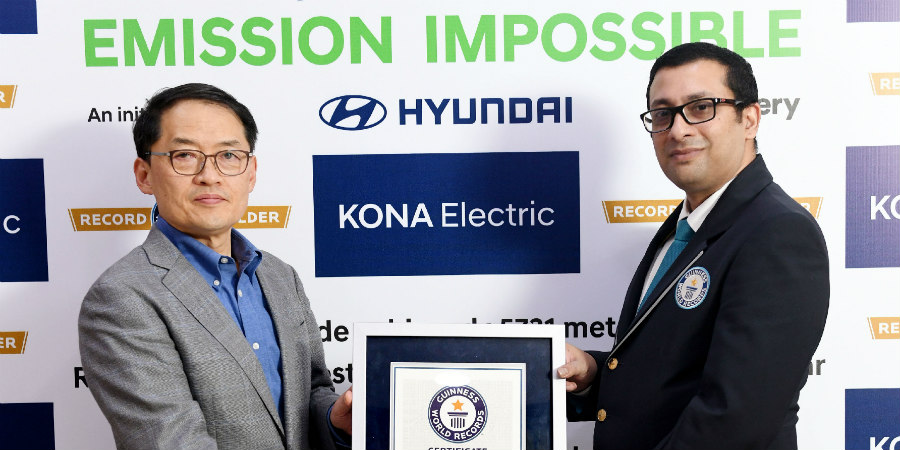 Το ηλεκτρικό Hyundai KONA στο Guinness World RecordsTM!